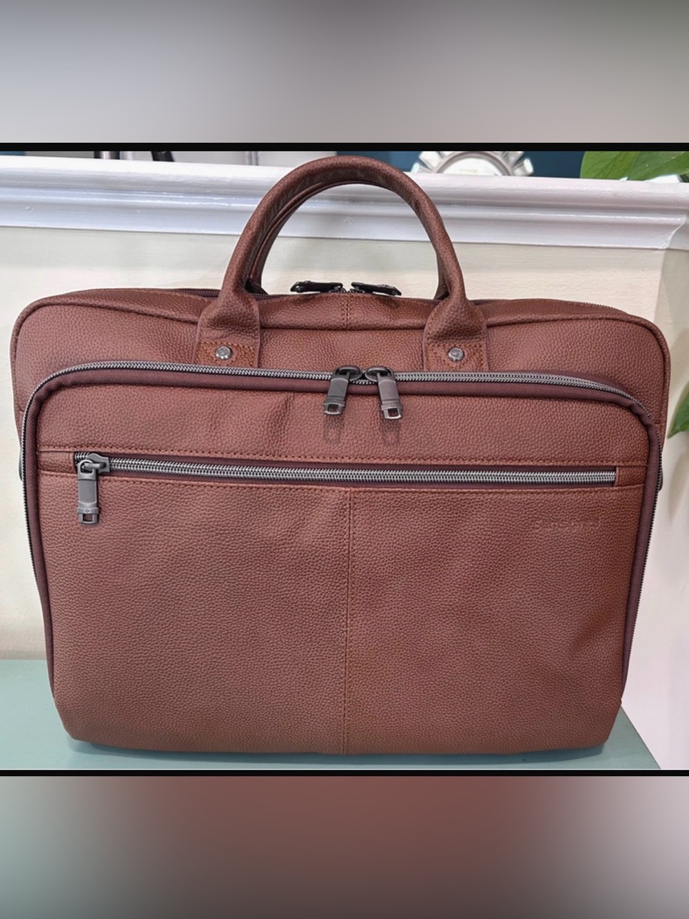 Samsonite Leather Toploader